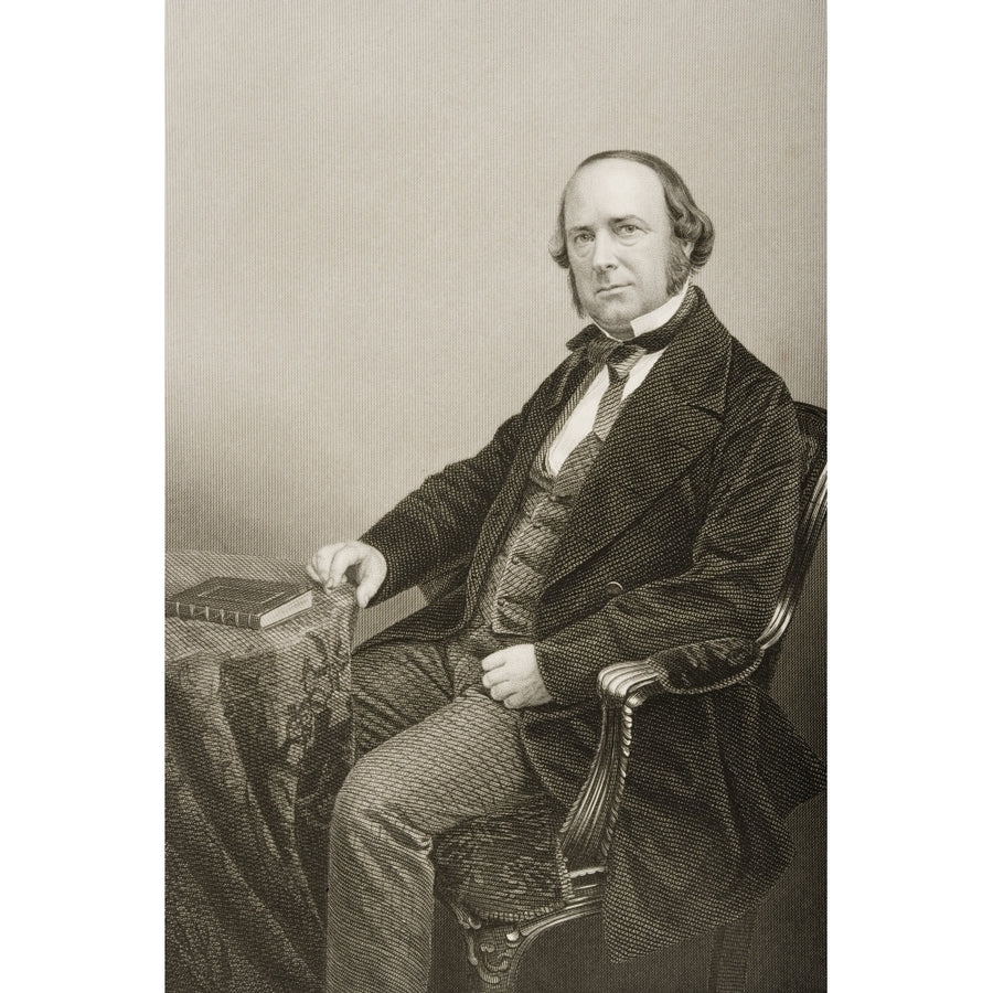 Thomas Wright 1810-1877. English Antiquarian And Writer.Engraved By D.J.Pound Image 1