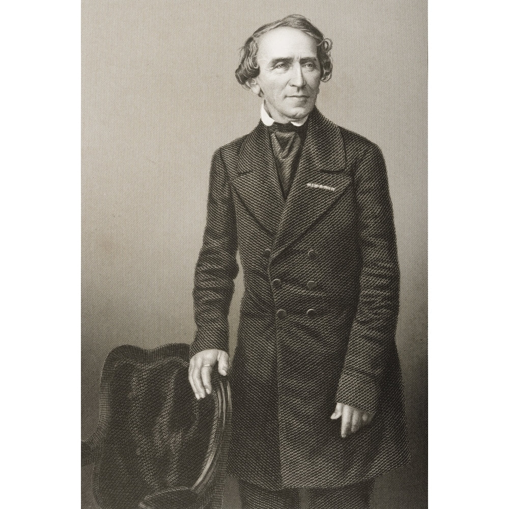 M Giacomo Meyerbeer 17911864 German ComposerEngraved By DJPound From A Photograph Bymayall From The Book The Dra 11 x 17 Image 2