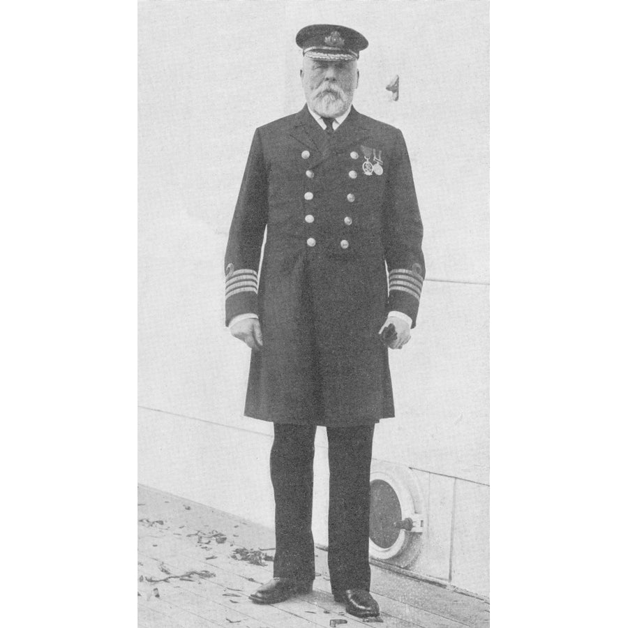 Captain Edward John Smith Rd Rnr January 27 1850 To April 15 1912 Captain Of Rms Image 1