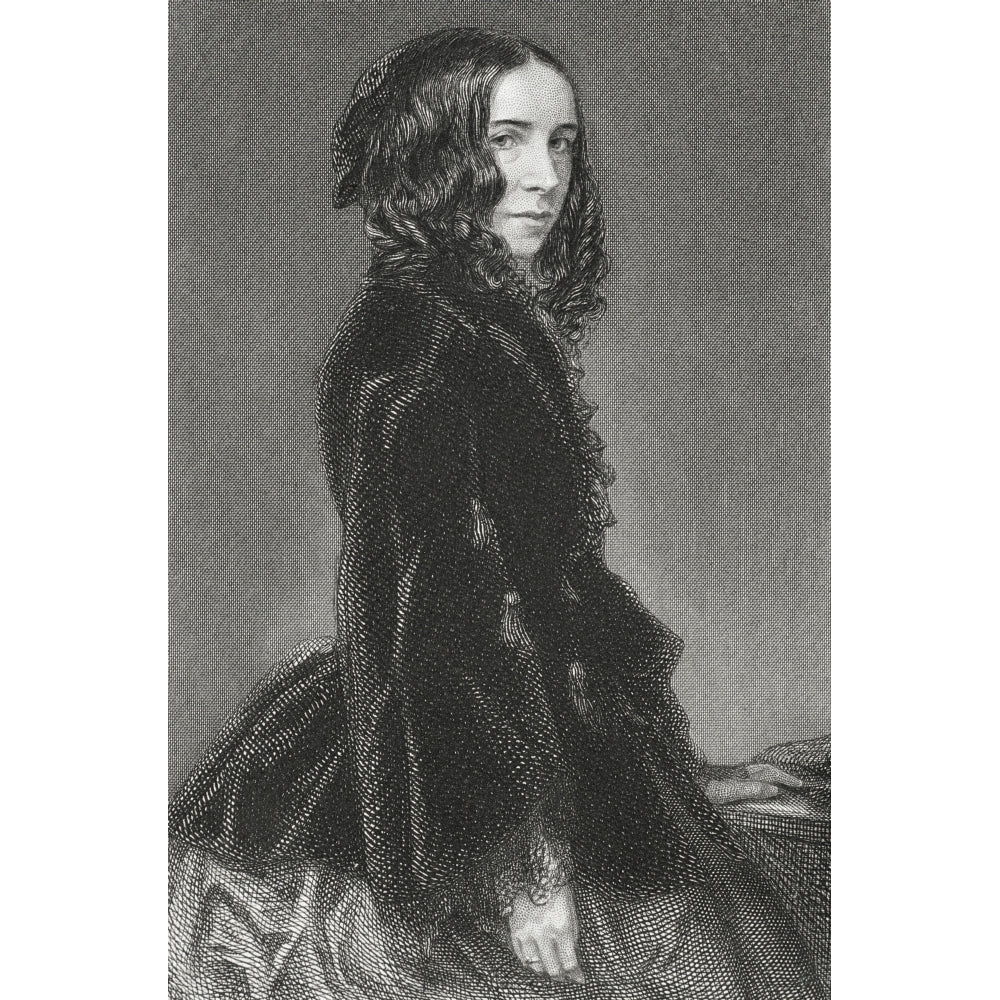 Elizabeth Barrett Browning 1806 1861 English Poetess And Feminist Poster Print Image 2