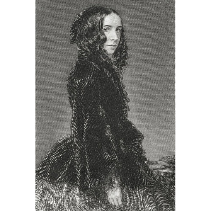 Elizabeth Barrett Browning 1806 1861 English Poetess And Feminist Poster Print Image 1