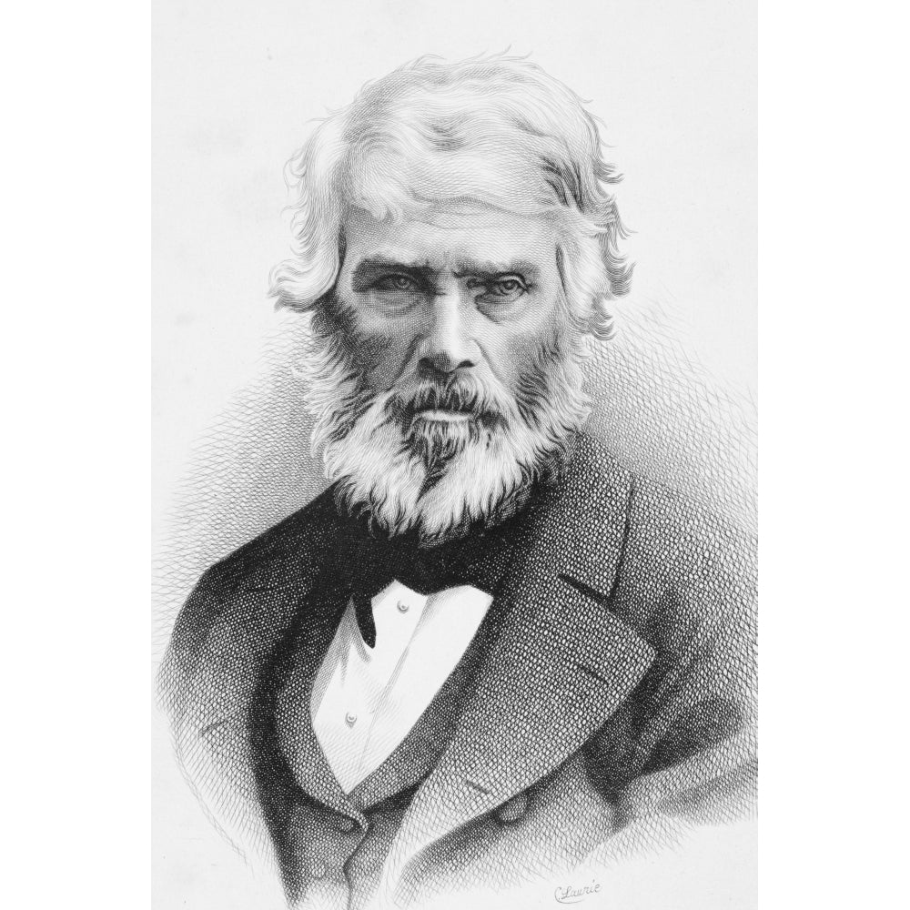 Thomas Carlyle 1795 To 1881 Scottish Born Historian And Essayist Poster Print Image 1