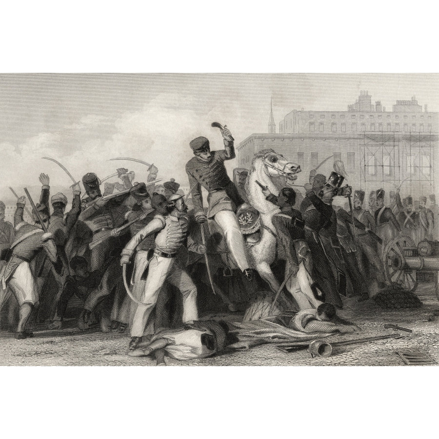 Death Of Colonel Finnis At Meerut Colonel John Finnis 1804 To 1857 British Soldier The First European Officer Killed In Image 1