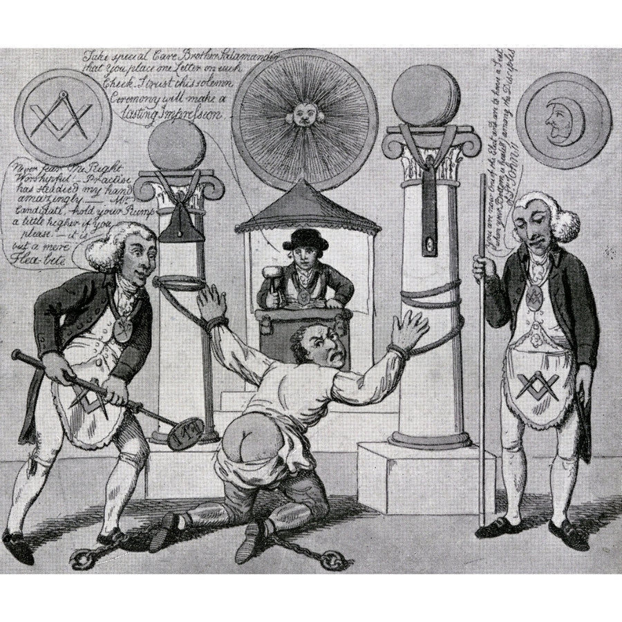 How To Make A Mason English Anti Masonic Caricature From 1800 From The Book The Freemason By Eugen Lennhoff Published 1 Image 1