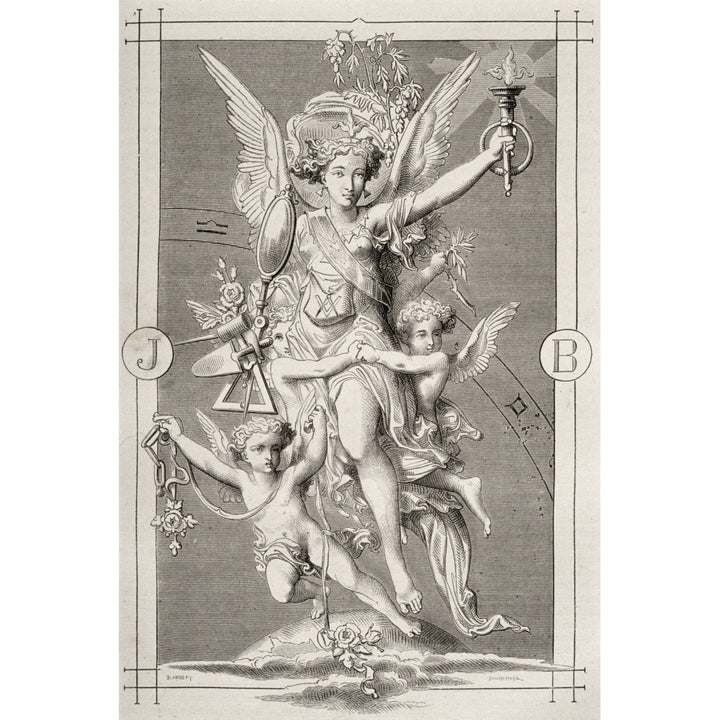 The Spirit Of The Masons Engraved By Stephane Pannemaker Poster Print Image 2