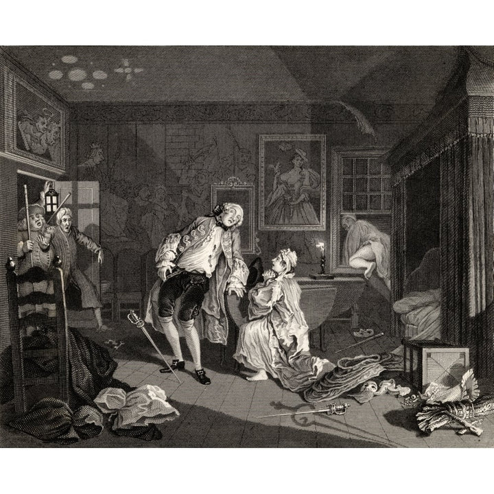 Marriage A La Mode Death Of The Earl From The Original By Hogarth From The Works Image 1