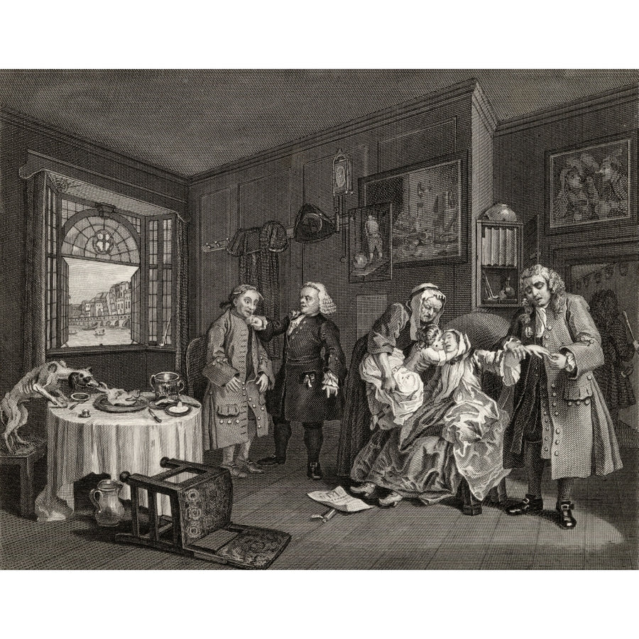 Marriage A La Mode Death Of The Countess From The Original By Hogarth From The Image 1