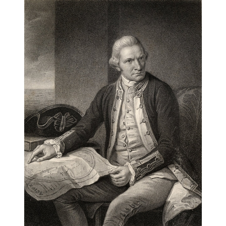 Captain James Cook 1728 To 1779 British Naval Commander Navigator And Explorer Engraved By W Holl After N Dance From The Image 1