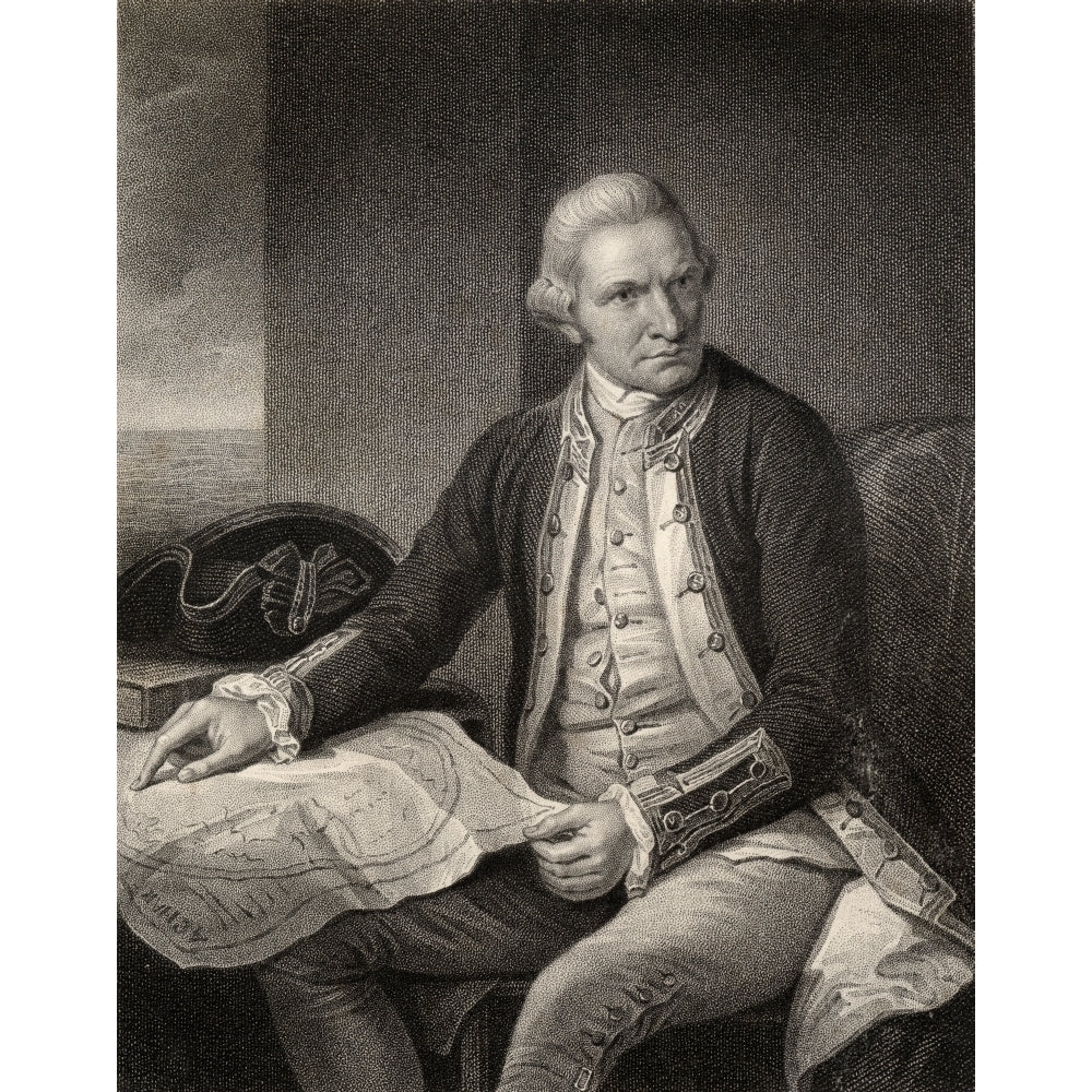 Captain James Cook 1728 To 1779 British Naval Commander Navigator And Explorer Engraved By W Holl After N Dance From The Image 2