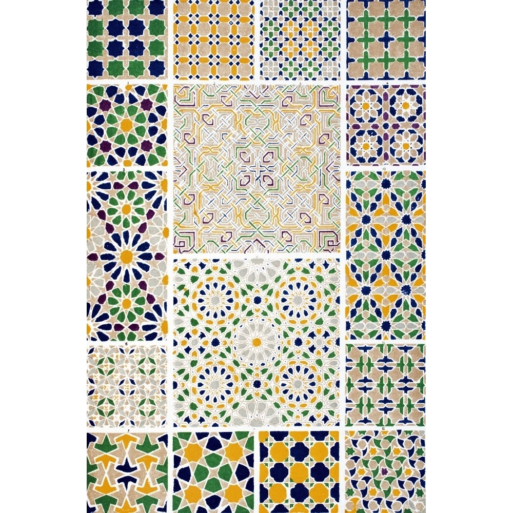 Moresque From The Alhambra No 5 Plate Xliii From The Grammar Of Ornament By Owen Jones Published By Day and Son London Image 1