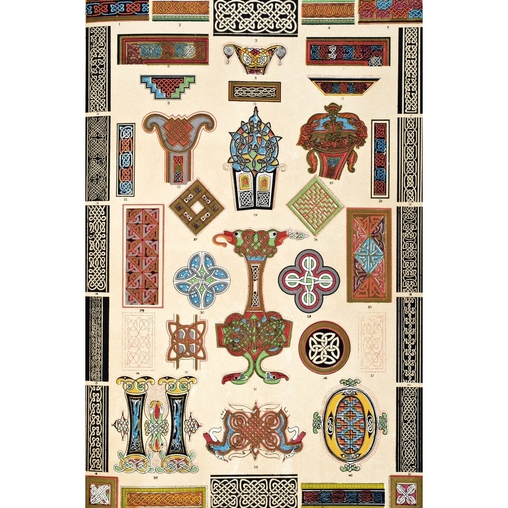 Celtic No 2 Plate Lxiv From The Grammar Of Ornament By Owen Jones Published By Day and Son London 1865 by Ken Welsh / Image 1