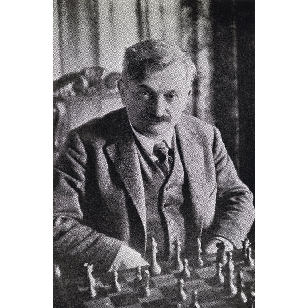 Emanuel Lasker 1868 1941 German Chess Grandmaster Mathematician And Philosopher Second World Chess Champion Illustrati 2 Image 1