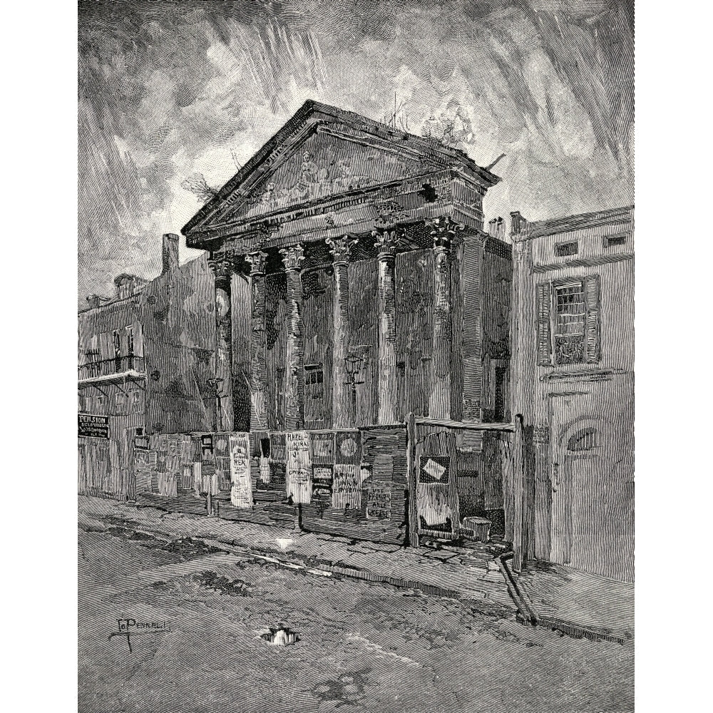 The Old Bank In Toulouse Street Orleans United States Of America From The Book The Century Illustrated Monthly Magaz Image 1