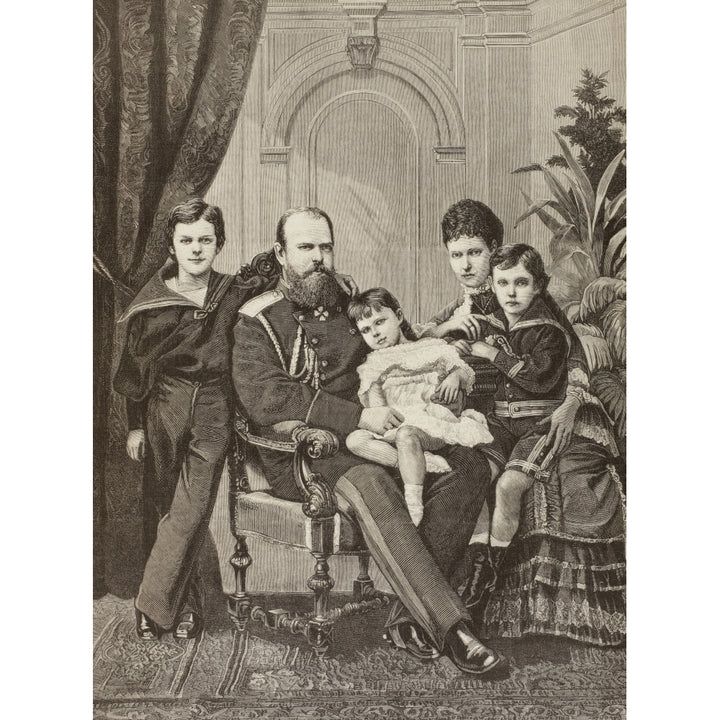 Alexander Iii Of Russia And His Family. From Left To Right Grand Duke Nicholas Image 2