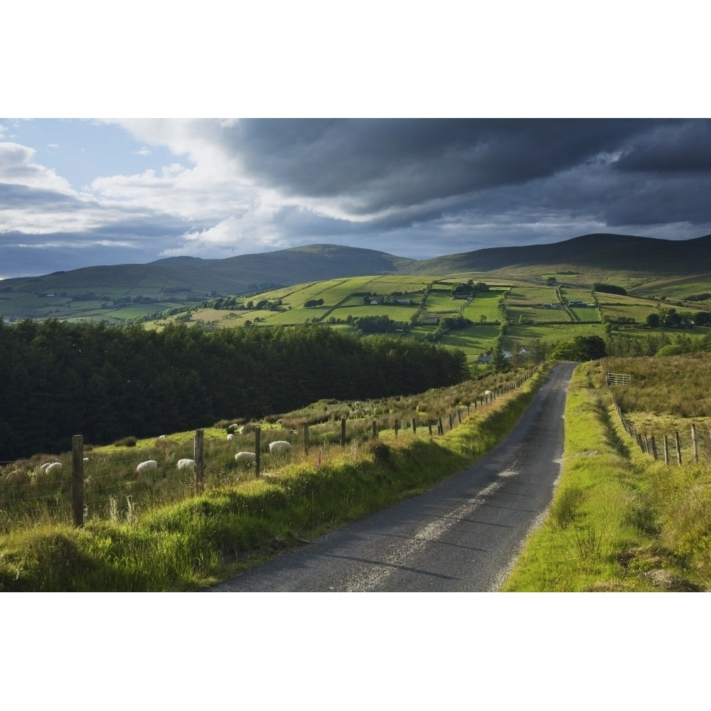 Road Through Glenelly Valley County Tyrone Northern Ireland Poster Print Image 1