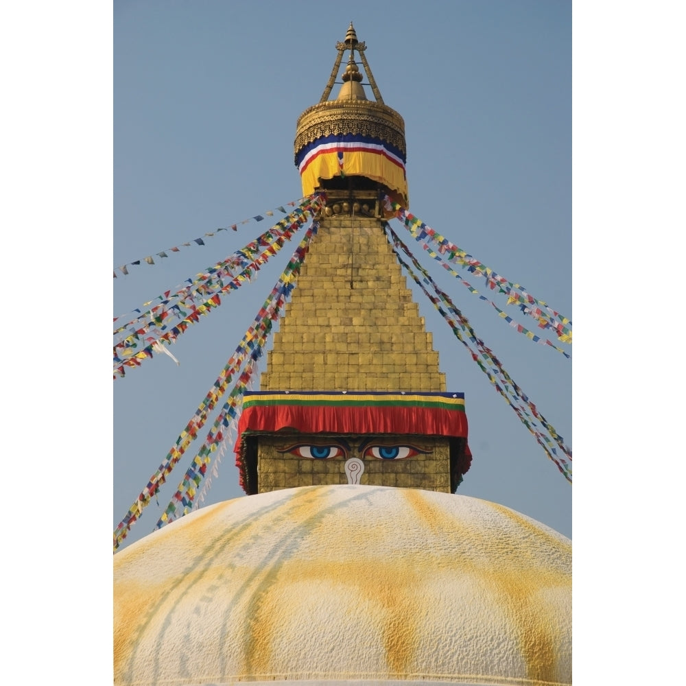 The Buddhist Stupa; Bodhnath Kathmandu Nepal Poster Print Image 1