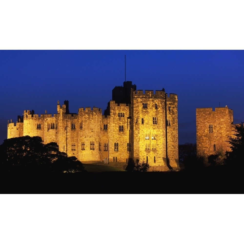 Alnwick Castle Alnwick Northumberland England Poster Print Image 1