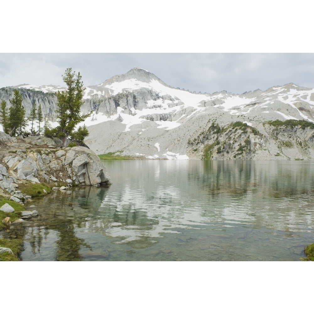 Eagle Cap Wilderness Oregon United States Of America; Glacier Peak And Glacier Lake In The Wallowa Mountains Image 1