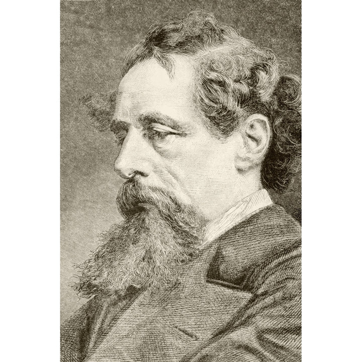 Charles John Huffam Dickens 1812 To 1870. English Novelist. From A 19Th Century Illustration. Poster Print Image 2