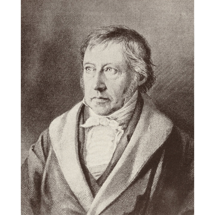 Georg Wilhelm Friedrich Hegel 1770 To 1831. German Philosopher. Poster Print Image 1