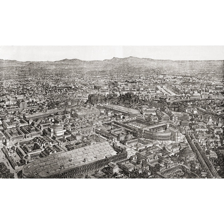 A General View Of Rome Italy As It Would Have Appeared In The Time Of Aurelian From The Book Harmsworth History Of The 1 Image 2