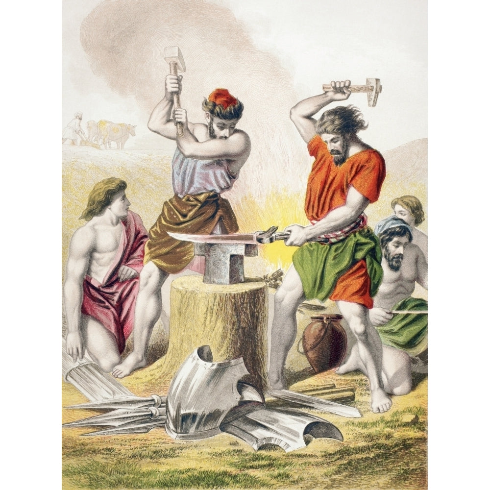 Beating The Swords Into Ploughshares. From The Holy Bible Published By William Image 2