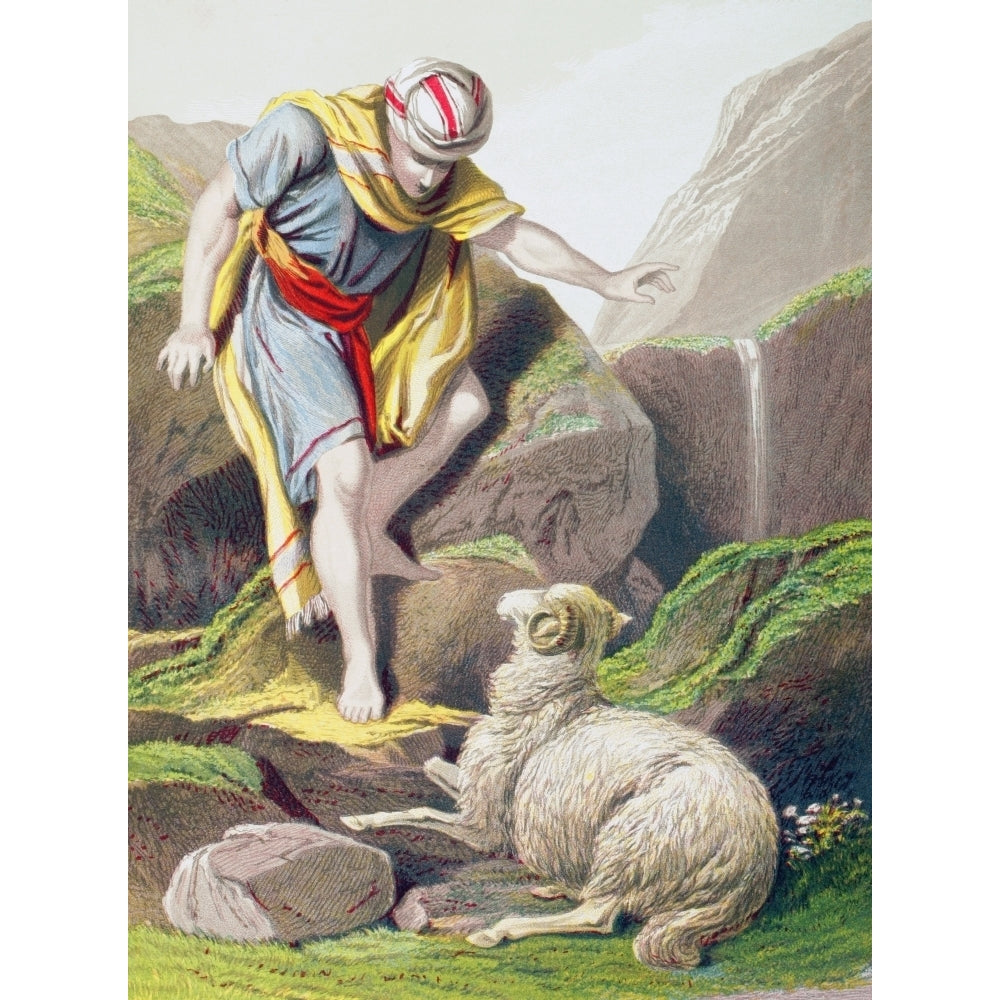 The Parable Of The Lost Sheep. From The Holy Bible Published By William Collins Image 2