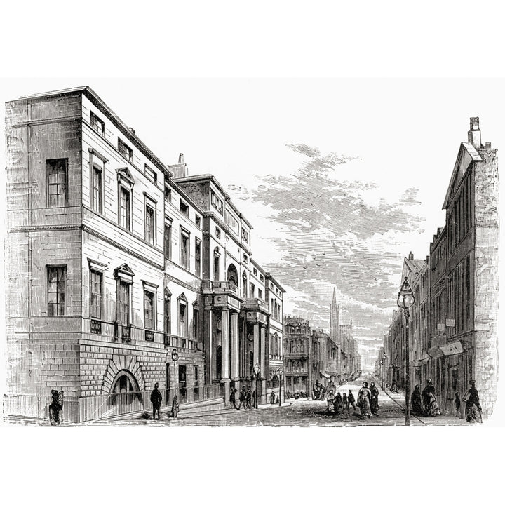 Edinburgh University Scotland. From The Book Scottish Pictures Drawn With Pen Image 2