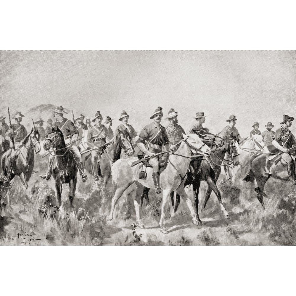 Australian Bushmen On The March During The Second Boer War. From South Africa Image 1