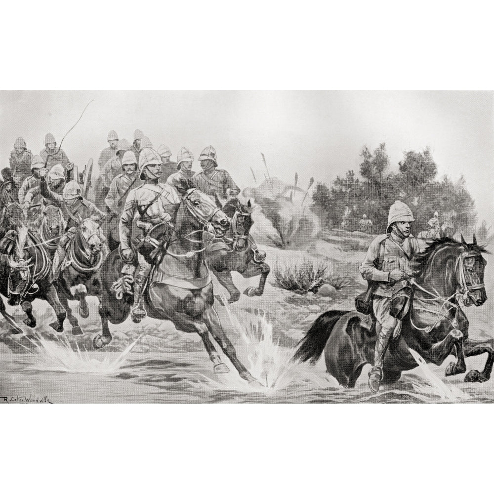 The Great Advance. Royal Horse Artillery Cavalry Division Crossing The Vaal Image 1