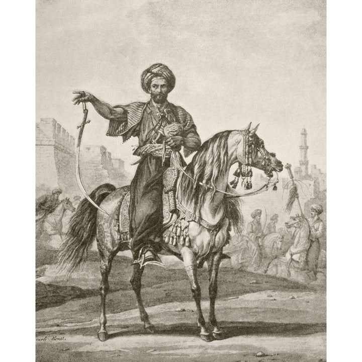 A Mounted Mamluk In Cairo From Afrika Dets Opdagelse Erobring Og Kolonisation Published In Copenhagen 1901 Image 1