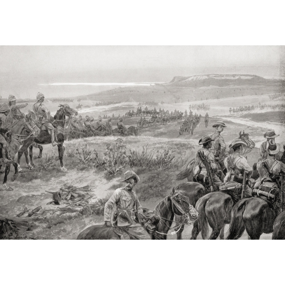 A Reconnaissance In Force With General Frenchs Cavalry Near Colesberg South Image 1