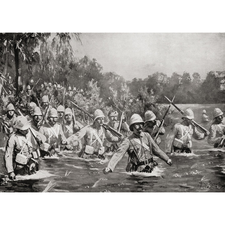 The Battle Of Modder River During The Second Boer War The Argyle And Sutherland Highlanders Crossing The Drift From Th 1 Image 2