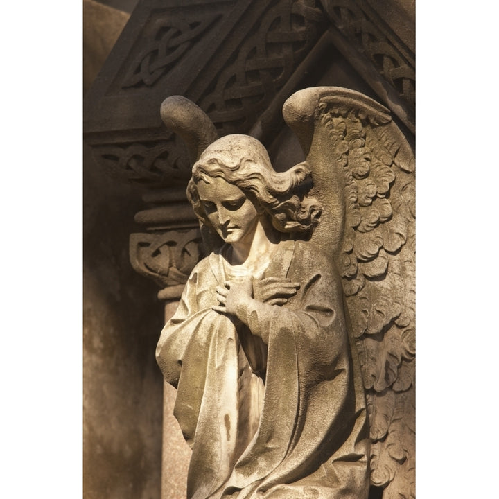 Buenos Aires Argentina; A Stone Statue Of An Angel In Recoleta Cemetery Poster Print by Stuart Westmorland / Design Pic Image 2