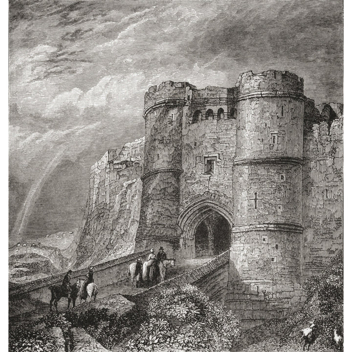 Gateway Of Carisbrook Castle Isle Of White England. From The Book Short Image 2