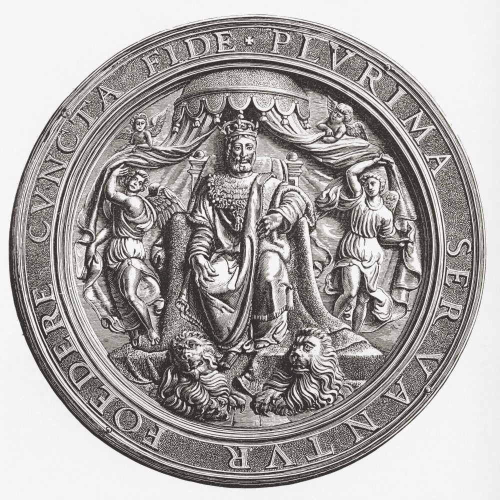 Gold Seal Made By Benvenuto Cellini For Francis I Of France. From The Book Short Image 1