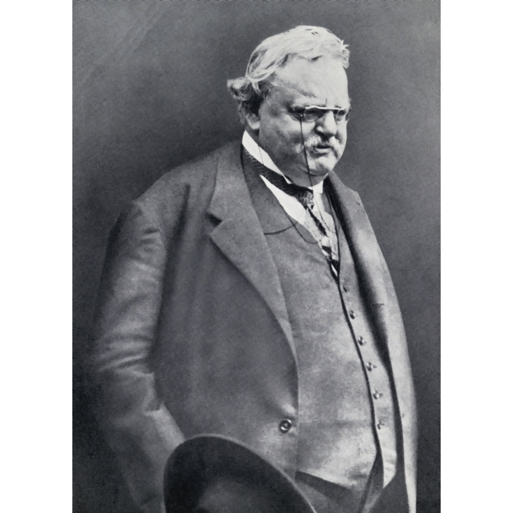 G K Chesterton 1874 - 1936 English Author From The Chestertons By Mrs Cecil Chesterton Published London 1941 Image 1