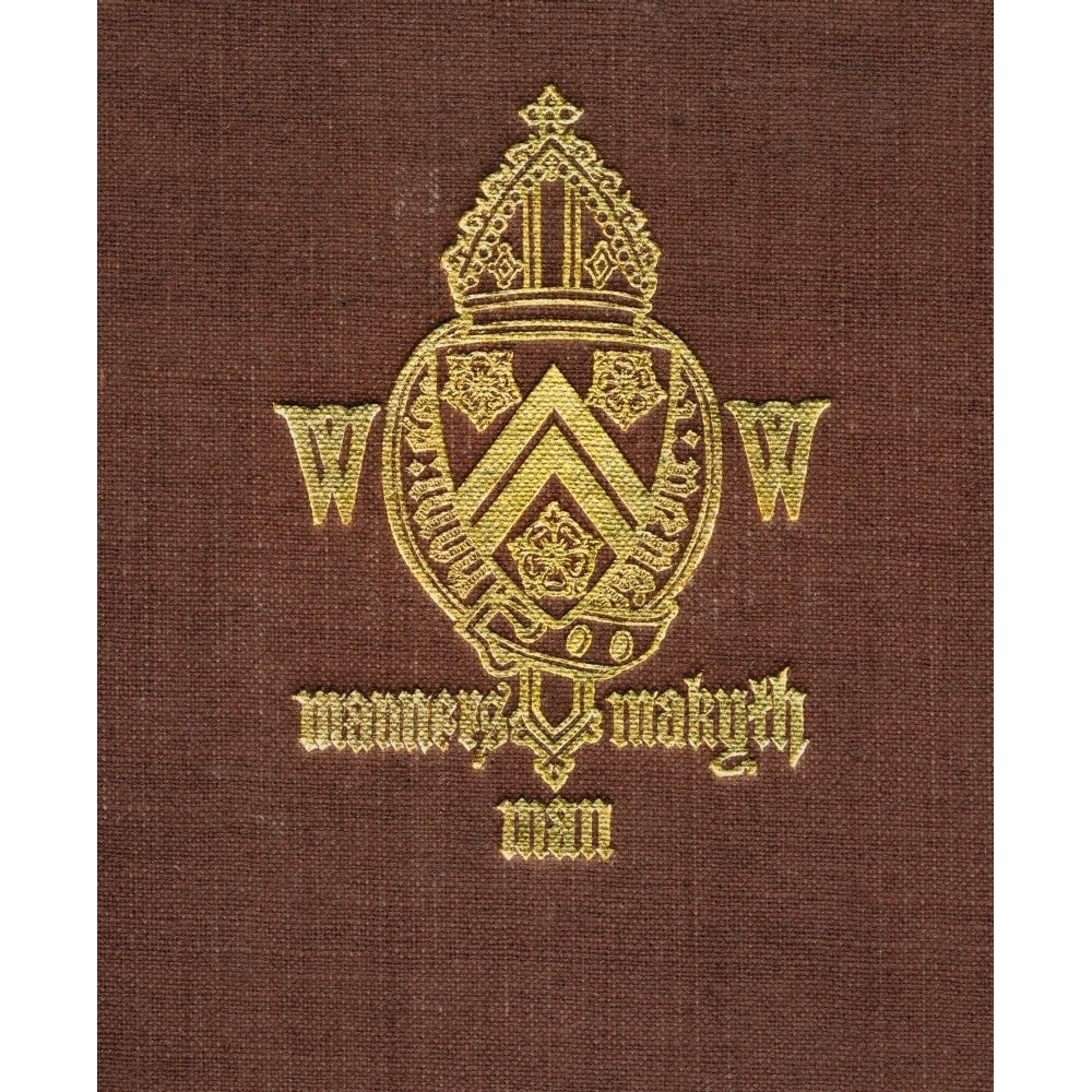 Winchester College Coat Of Arms And Motto. Manners Makyth Man. From Winchester Image 1