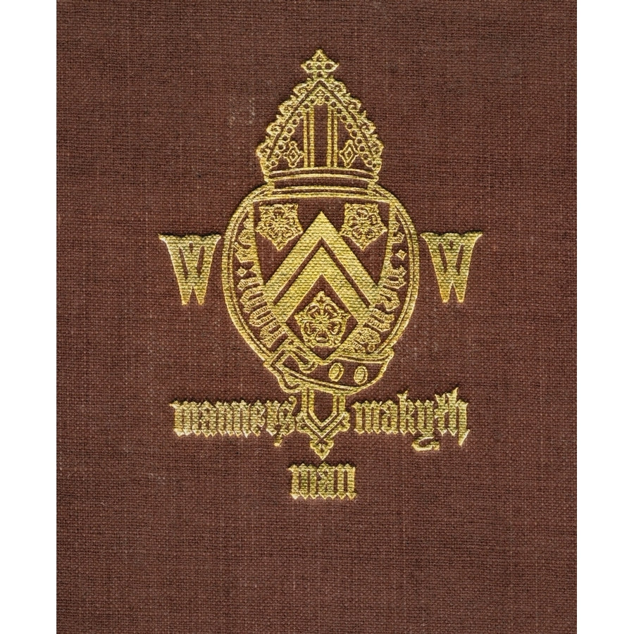 Winchester College Coat Of Arms And Motto. Manners Makyth Man. From Winchester Image 1