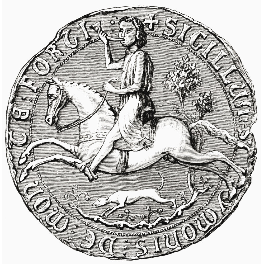 Seal Of French-English Nobleman Simon De Montfort 6Th Earl Of Leicester 1208 Image 1