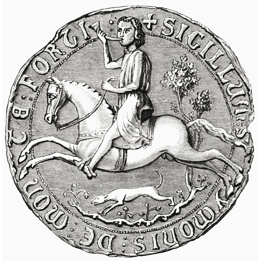 Seal Of French-English Nobleman Simon De Montfort 6Th Earl Of Leicester 1208 Image 1