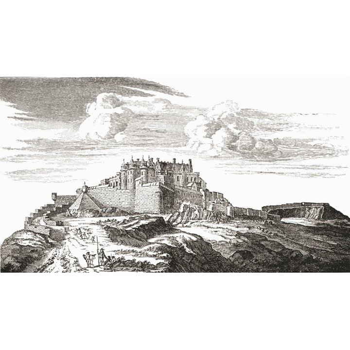 Stirling Castle Stirling Scotland From A 19Th Century From The Book Short History Of The English People By JR 19 x 10 Image 1