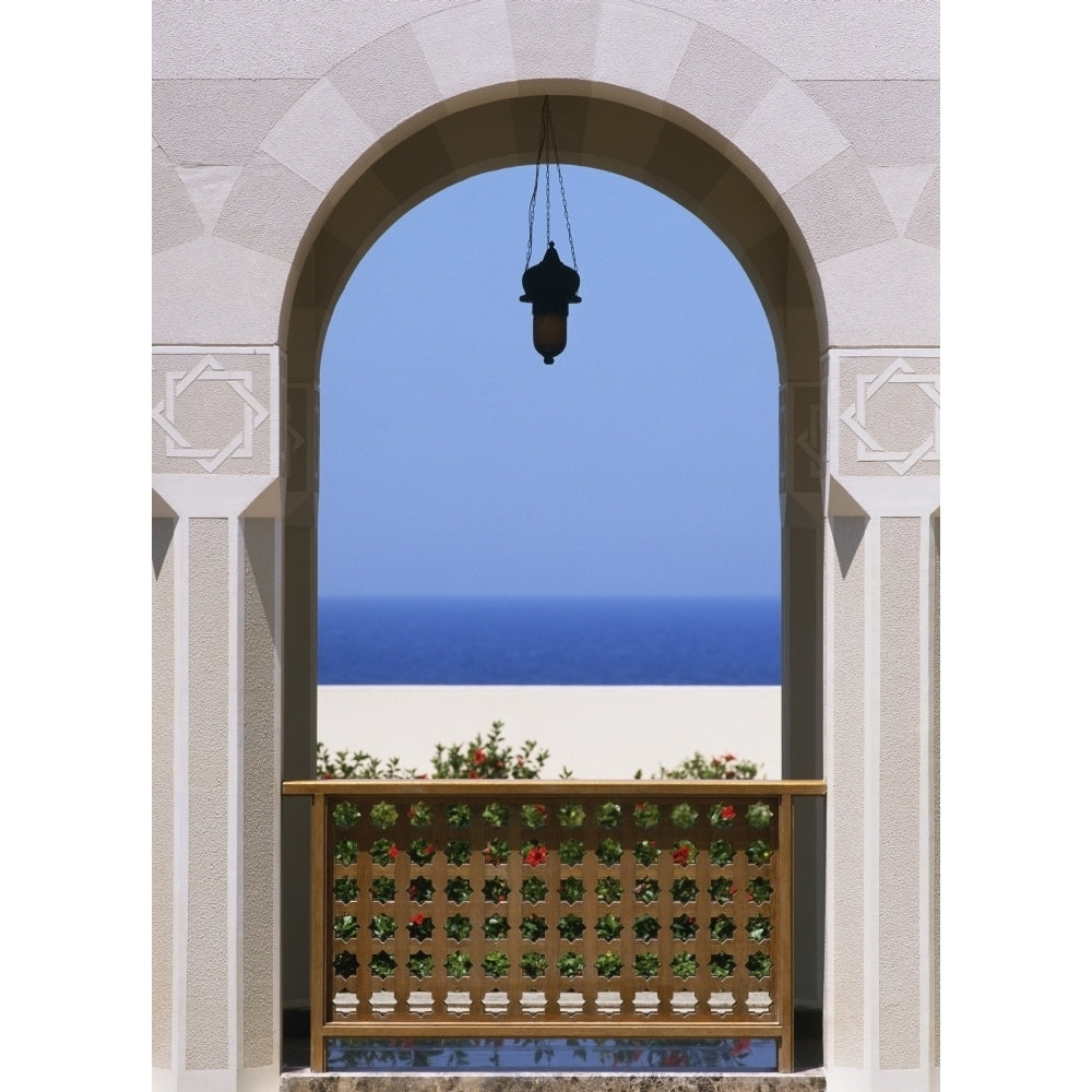 View Through Archway To Beach And Sea Poster Print Image 2