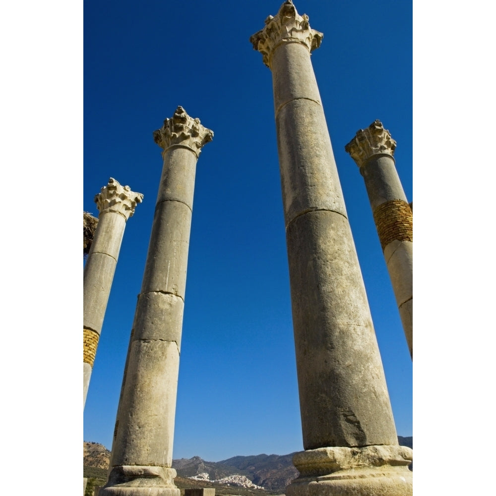 Column In Capitol In Ancient Roman City Poster Print Image 1