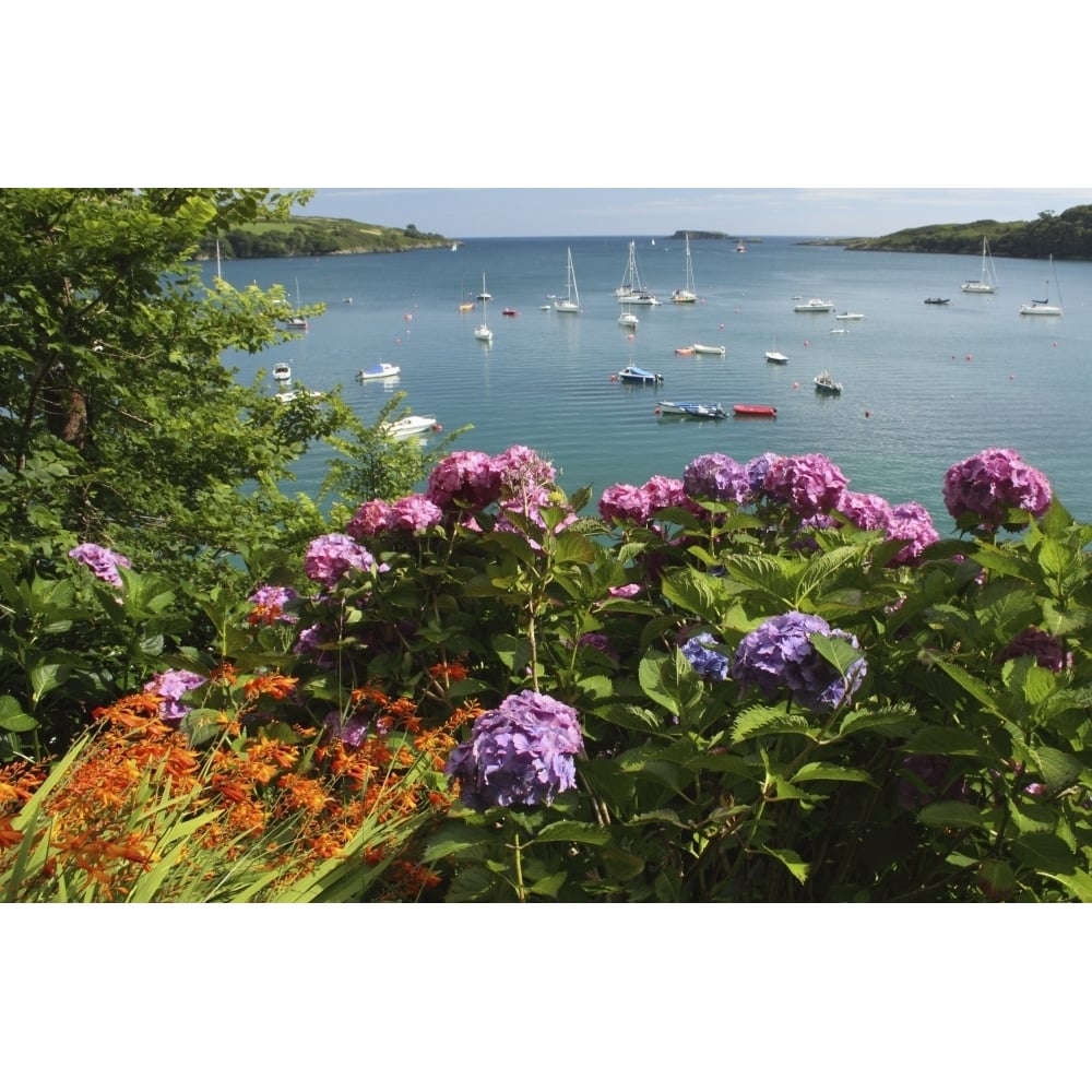 Bay Beside Glandore Village In West Cork In Munster Region; Glandore County Cork Ireland Poster Print Image 1