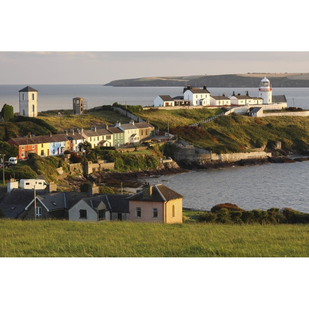 Roches Point Lighthouse In Cork Harbour In Munster Region; County Cork Ireland Poster Print Image 1