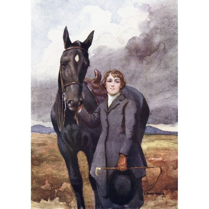 She Chose Me For Her Horse Illustration By Lucy Kemp Welch From The Book Black Beauty By A Sewell Published 1915 12 x 17 Image 2