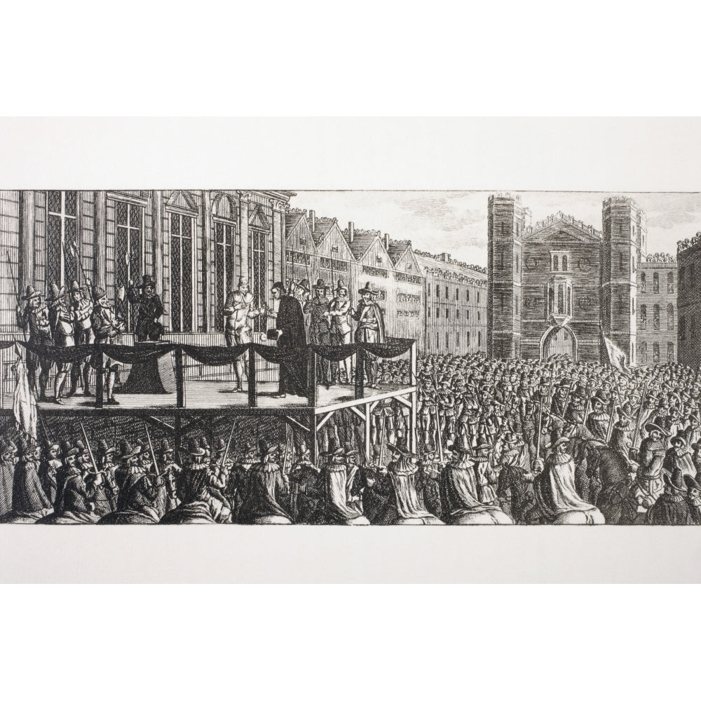 The Execution Of King Charles I Of England. After A Contemporary Print. From Memoirs Of The Martyr King By Allan Fea Image 2