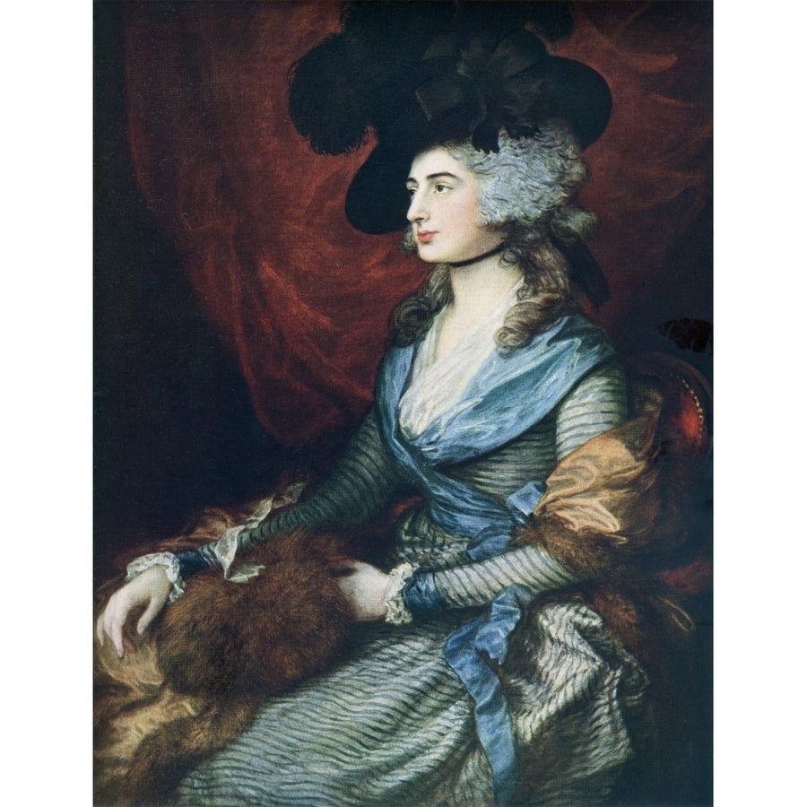 Mrs Siddons. British Actress Sarah Siddons 1755 Poster Print Image 1