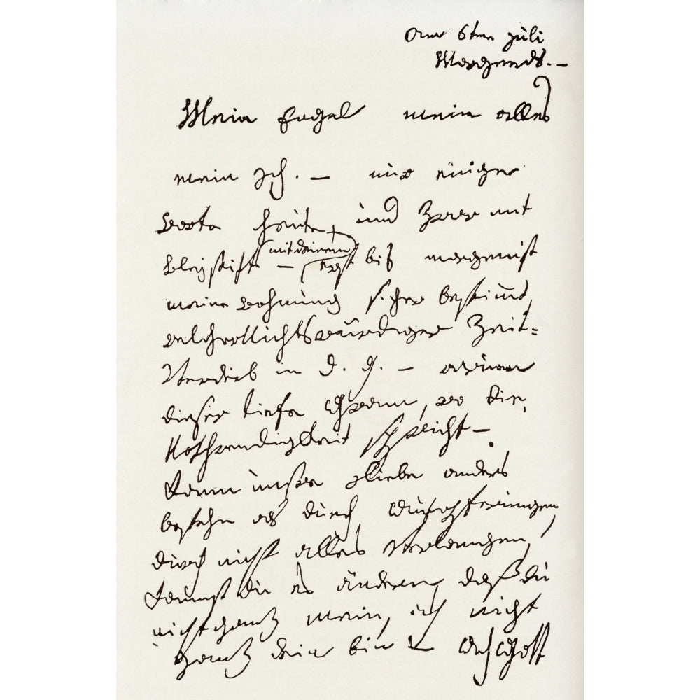 Letter From Ludwig Van Beethoven To The Immortal Beloved Now Widely Believed To Image 2